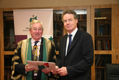 NUI Chancellor Dr Maurice Manning and Professor Gabriel Cooney