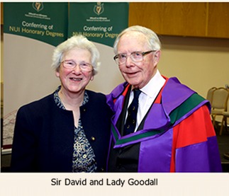 Sir David and Lady Goodall