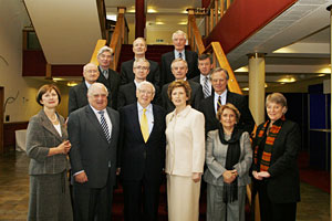 Group picture with Mary McAleese