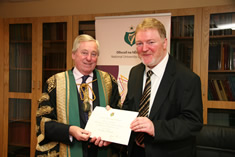 NUI Chancellor Dr Maurice Manning and Dr Joe O'Connell