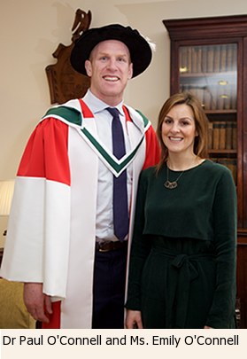 Dr Paul O'Connell and Ms Emily O'Connell