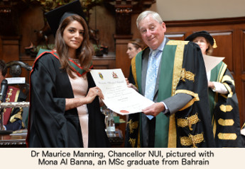 NUI Chancellor Dr Maurice Manning at RCSI Conferring 
