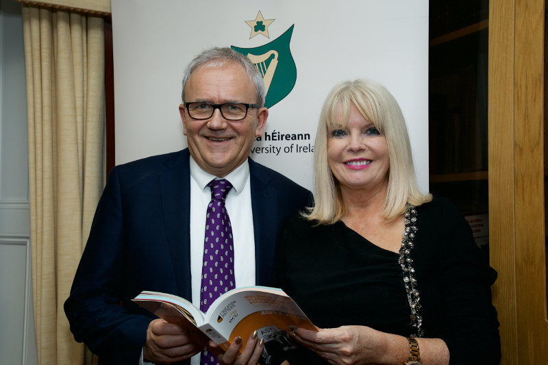 Brian Mooney, Editor, Education Matters and Minister of State for Higher Education, Mary Mitchell O'Connor, TD.
