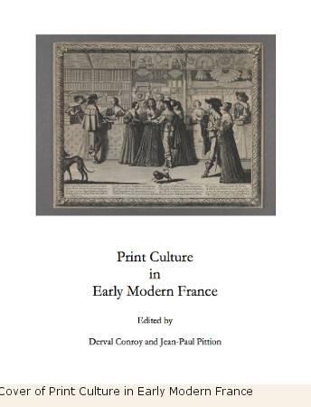 Cover of Print Culture in Early Modern France
