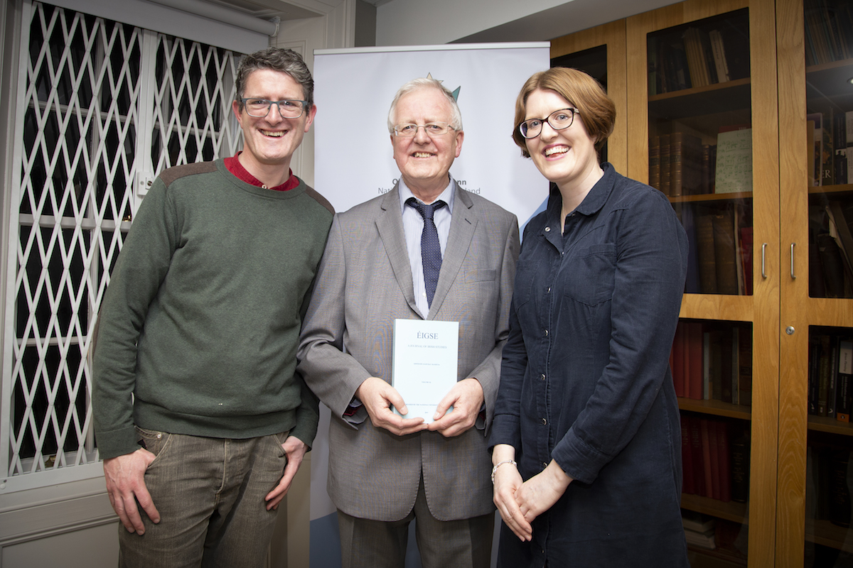 Diarmuid Mac Mathúna, Professor Liam Mac Mathúna and Dr Deirdre Nic Mhathúna.