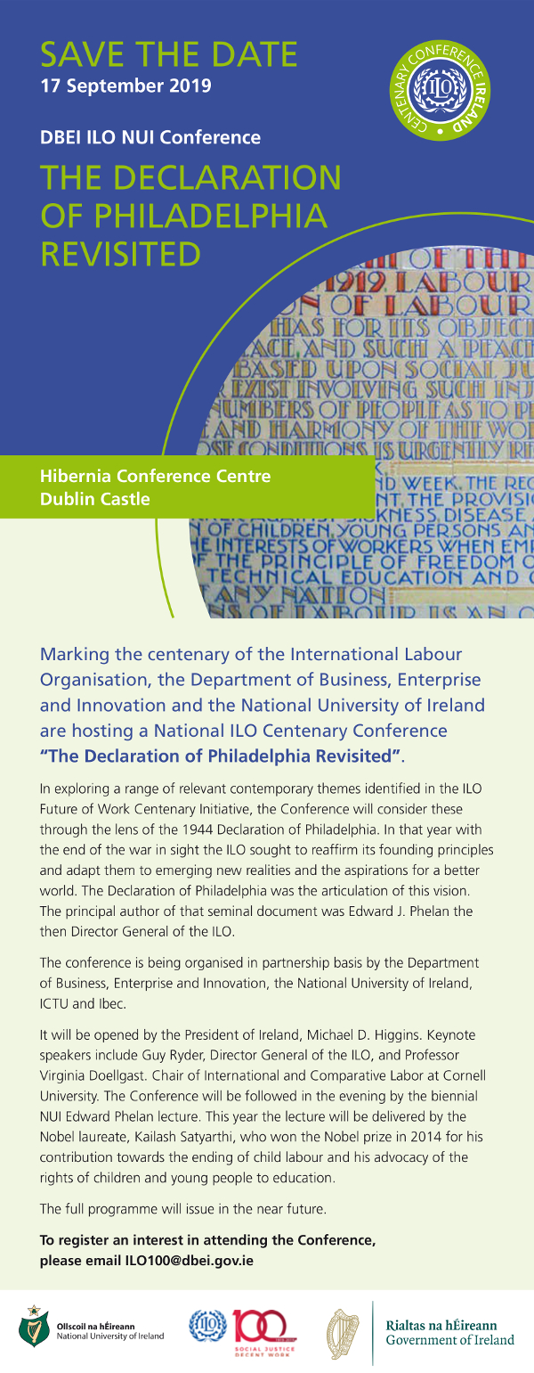 The Declaration of Philadelphia Revisited Save Date