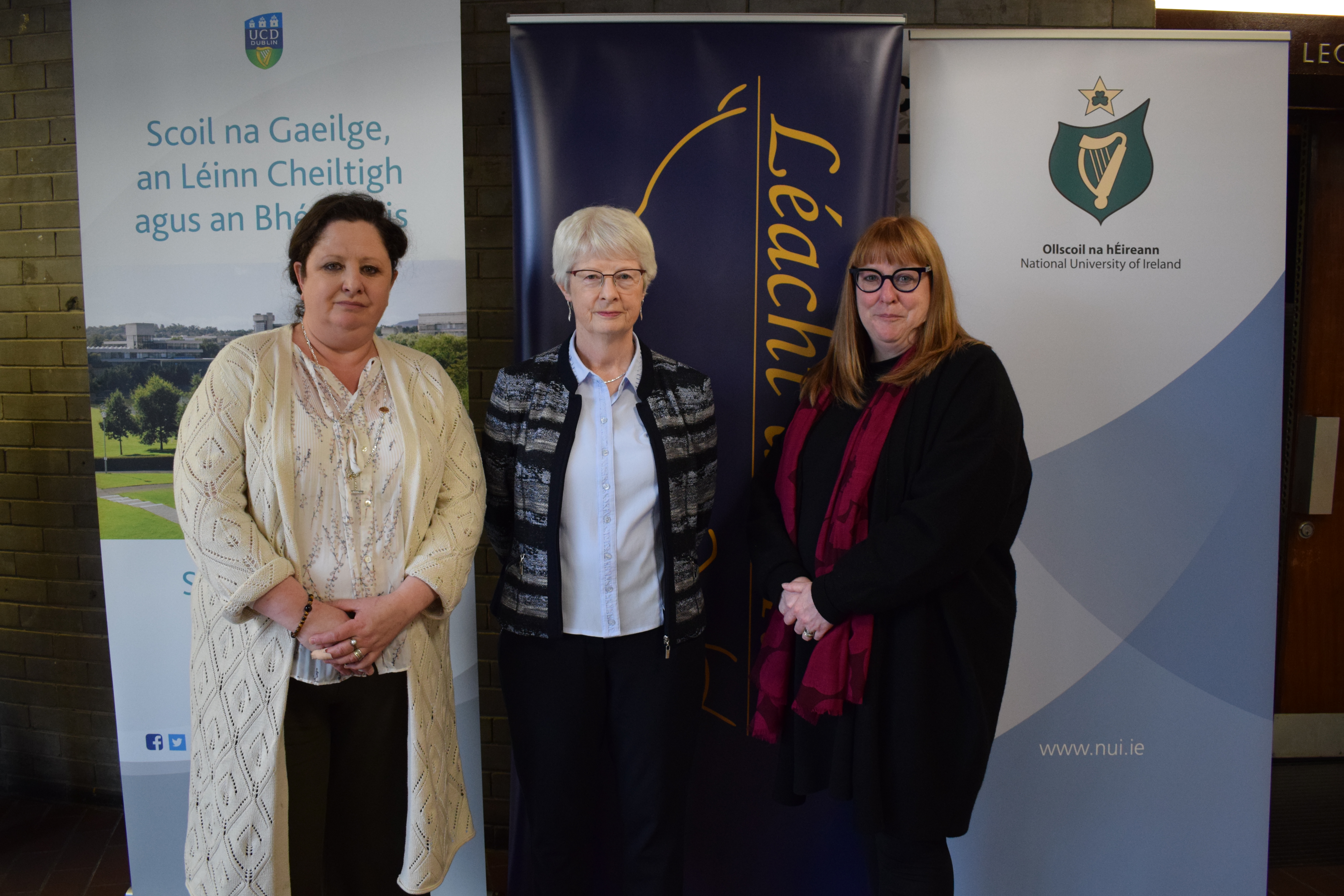 (L-R) Dr Emer Purcell, NUI; Dr Mary Harris, University of Galway and Dr Kelly Fitzgerald, UCD.