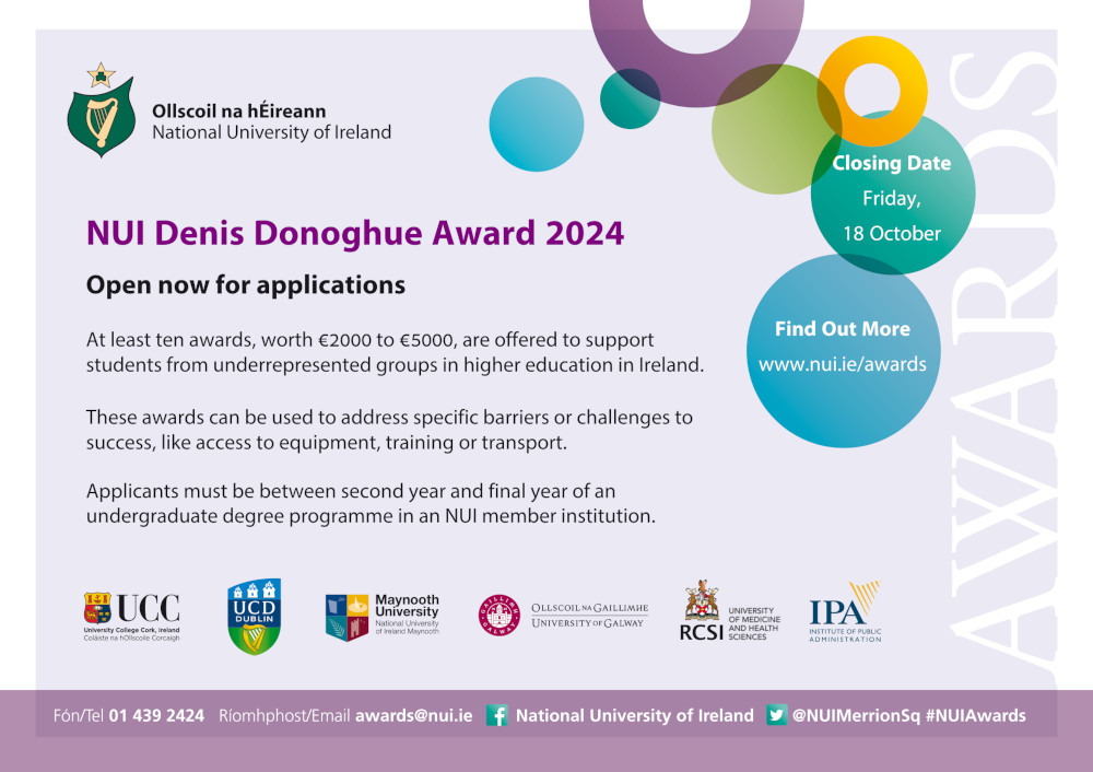 NUI Denis Donoghue Flyer 2024