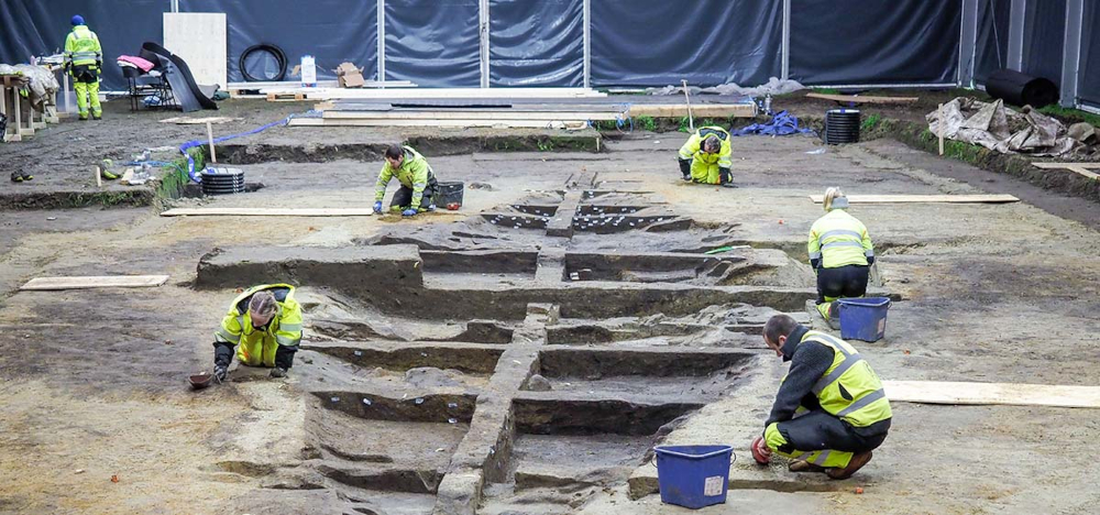 Dublin Festival of History International Viking Event 2025 Gjellestad Ship- Burial. 